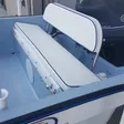 Splashwell Seat Cushion on a Panga Boats USA build